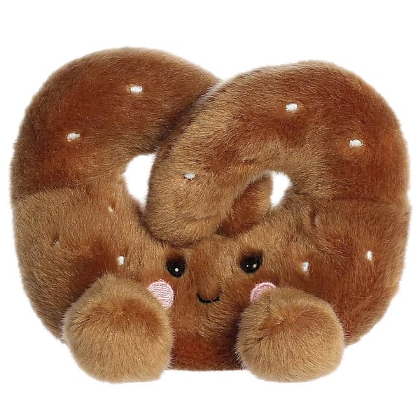 Palm Pals&#40;tm&#41; 4in. Twist Pretzel&#40;tm&#41; Eco Friendly Plush Beanie - image 