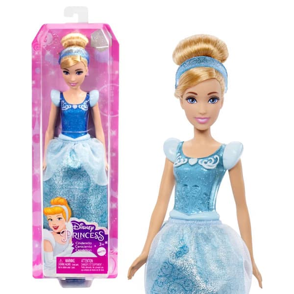 Disney Princess Cinderella Doll With Sparkling Fashion & Accessor - image 