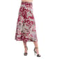 Plus Size 24/7 Comfort Apparel Paisley Maternity A-Line Skirt - image 1