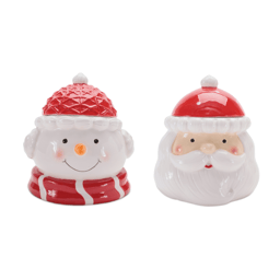 Melrose Ceramic Holiday Canister - Set of 2