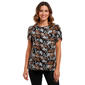 Womens AK Anne Klein Long Sleeve Floral Blouse - image 1