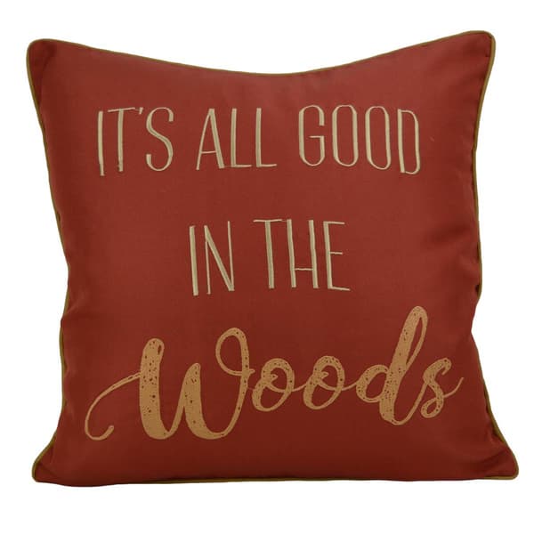 Donna Sharp Sunset Cottage Woods Decorative Pillow - 18x18 - image 