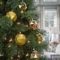 National Tree 10in. Gold Geometric Ornaments - Set of 6 - image 2