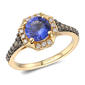Le Vian(R) Blueberry Tanzanite(R) Center 14kt. Honey Gold(tm) Ring - image 1