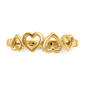 Gold Classics&#8482; 14kt. Yellow Heart Ring - image 4