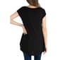 Womens 24/7 Comfort Apparel Round Neck Hi Low Tunic - image 3