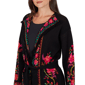 Petite Ruby Rd. Mysterious Romance Floral Jacquard Cardigan - image 5