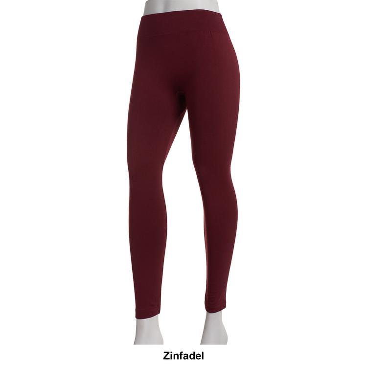 Plus Size Runway Ready Basic Fleece Lined Solid Leggings