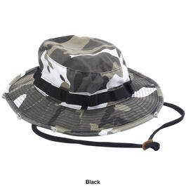 Mens Washed Camo Boonie Hat