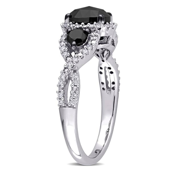 Radiant Rainbow™ 14kt. White Gold Round Diamond Ring