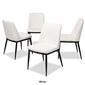 Baxton Studio Darcell Upholstered Dining Chairs - Set of 4 - image 4