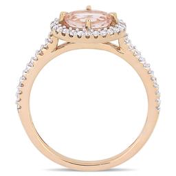 Gemstone Classics™ 14kt. Rose Gold 1/4ctw. Diamond Ring