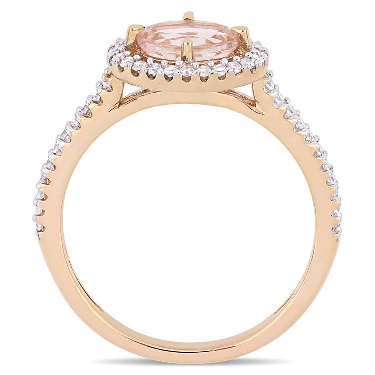 Gemstone Classics™ 14kt. Rose Gold 1/4ctw. Diamond Ring