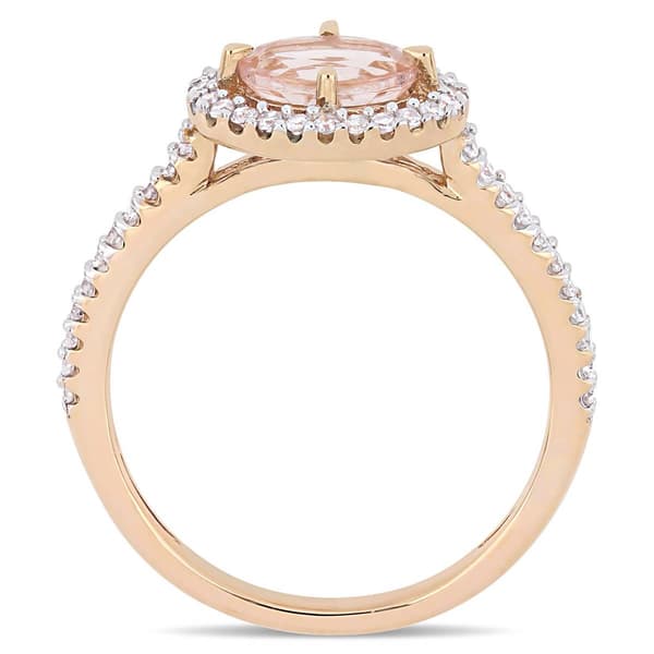 Gemstone Classics&#8482; 14kt. Rose Gold 1/4ctw. Diamond Ring