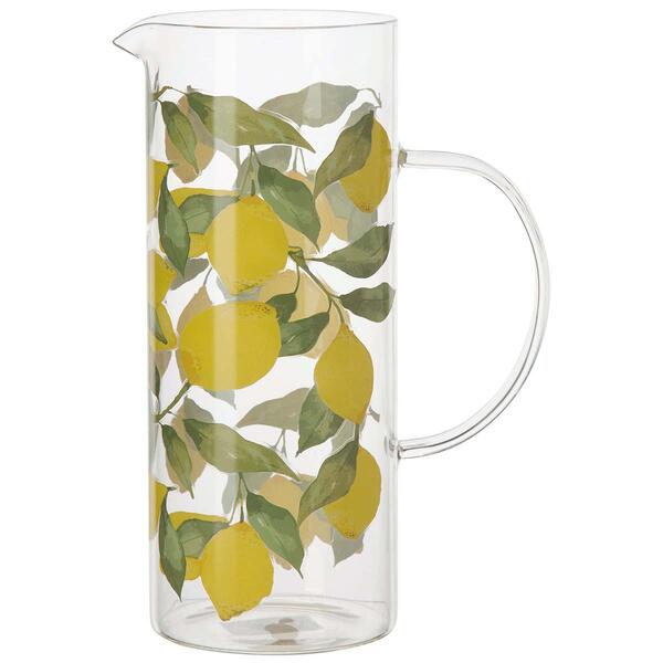 Fresh Picks Lemon Glass Pitcher - image 