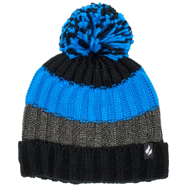 Boys (8-16) Heat Holders(R) Faux Fur Lined Transverse Hat - image 