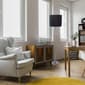 Simple Designs Brushed Nickel Drum Shade Floor Lamp - image 3
