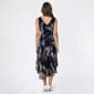 Womens Connected Apparel Sleeveless Floral Chiffon Midi Dress - image 2