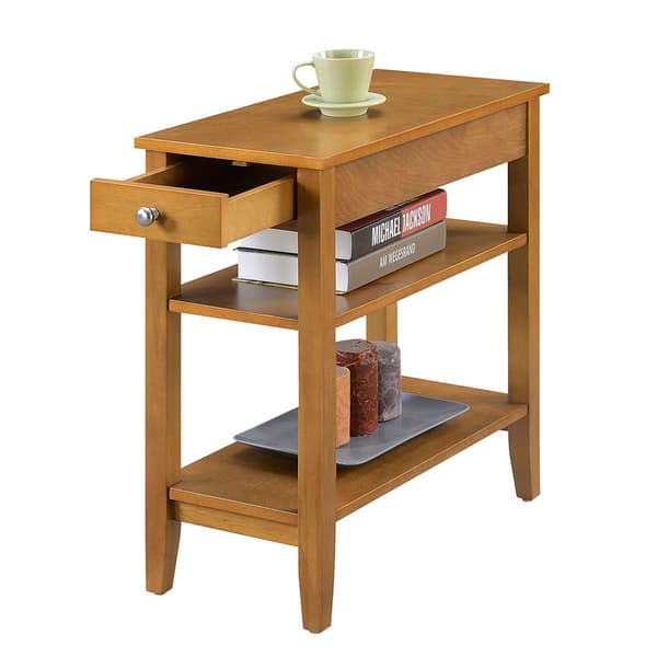 Convenience Concepts American Heritage End Table with Shelves
