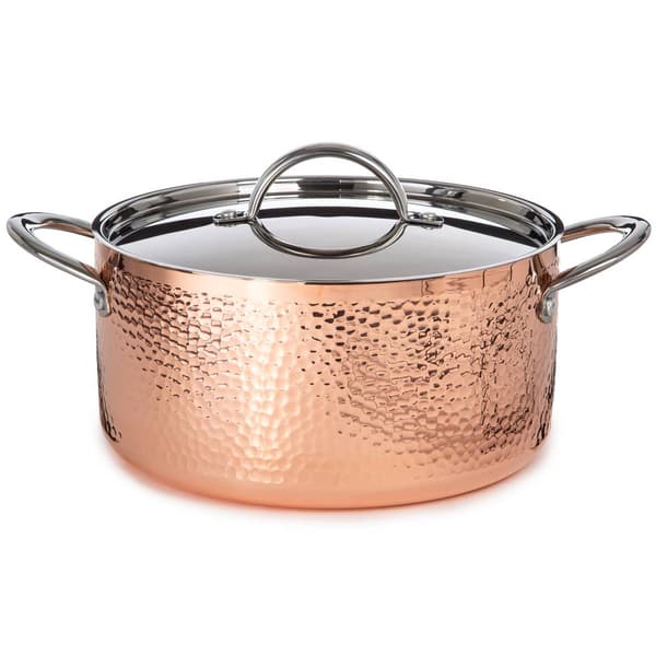 BergHOFF Vintage 10pc. Hammered Tri-Ply Copper Cookware Set