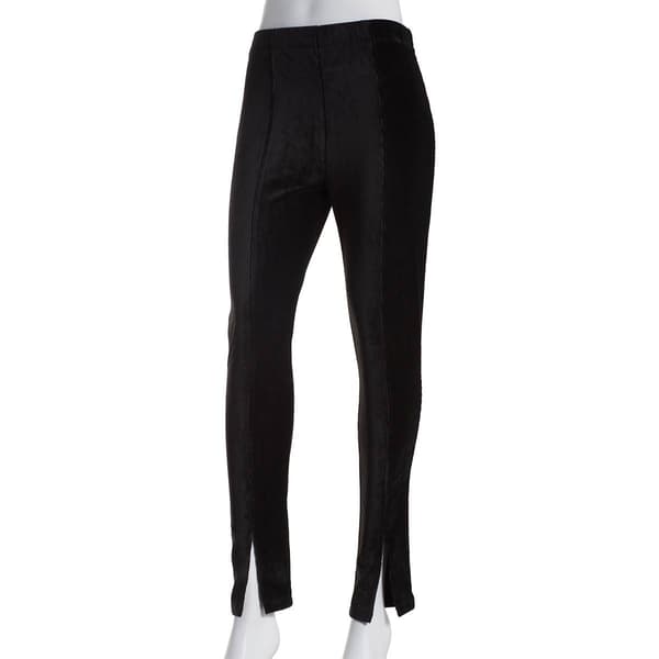 Juniors Self Esteem Notch Hem Pull On Corduroy Pants