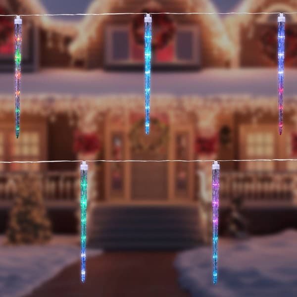 Northlight Color Changing Cascading Icicle LED Light Set