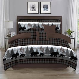 Modern Threads 5-Piece Grey Queen Comforter Set in the Bedding Sets  department at