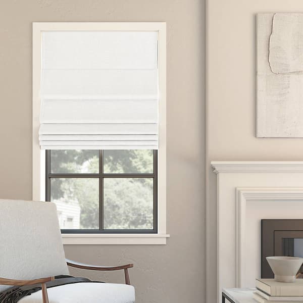 Sun Zero&#40;R&#41;  Somerton Textured 100% Blackout Cordless Roman Shade - image 