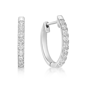 Brilliant Grown 5/8ctw. Lab-Grown Diamond Hoop Earrings - image 3