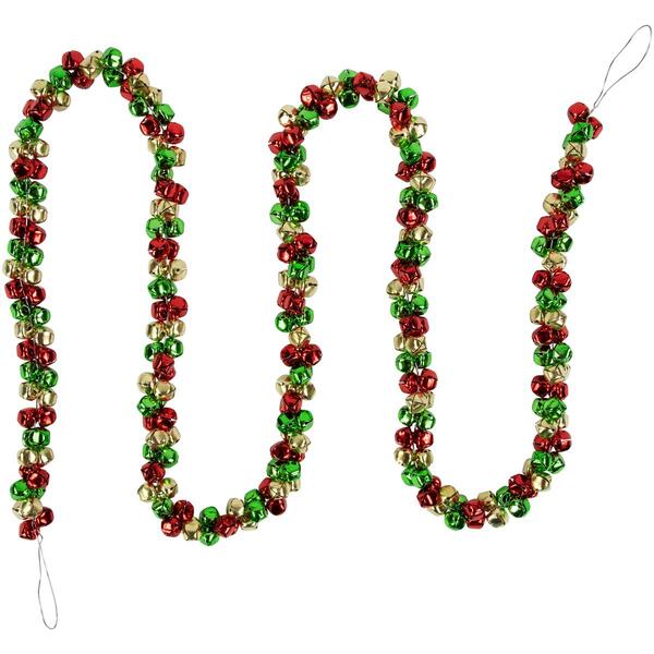 Northlight Seasonal 5ft. Jingle Bell Christmas Garland - image 