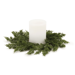 Melrose Pine Candle Ring - Set of 2