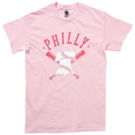 Mens Tsi Philadelphia Phillies Pink Slugger Tee