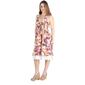 Womens 24/7 Comfort Apparel Knee Length Tie Back Halter Dress - image 3