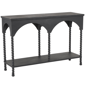 9th & Pike® Traditional Black Wood Console Table - image 1