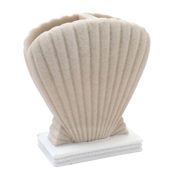 Sweet Home Collection Coastal Shell Toothbrush Holder