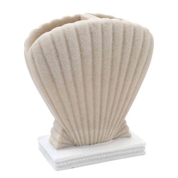 Sweet Home Collection Coastal Shell Toothbrush Holder - image 