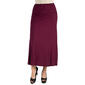 Womens 24/7 Comfort Apparel Elastic Waist Maxi Skirt - image 1