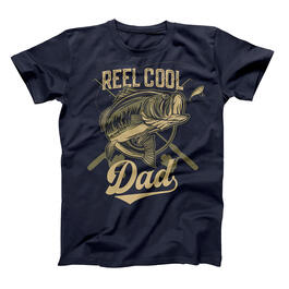Mens Reel Cool Dad Graphic Tee