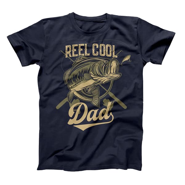 Mens Reel Cool Dad Graphic Tee - image 