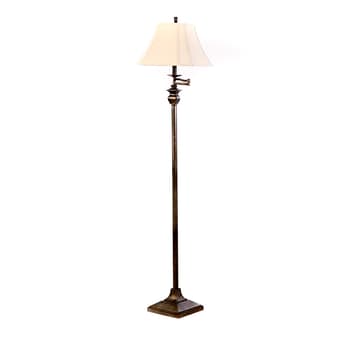 Fangio Lighting 58in. Pewter Swing Arm Floor Lamp - Boscov's