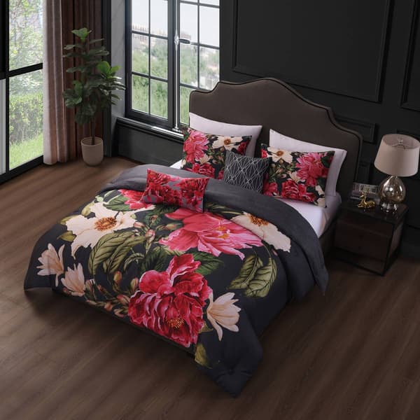 Bebejan® Flower Garland Cotton 5pc. Reversible Comforter Set