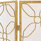 9th & Pike&#174; Gold Metal Fireplace Screen - image 4