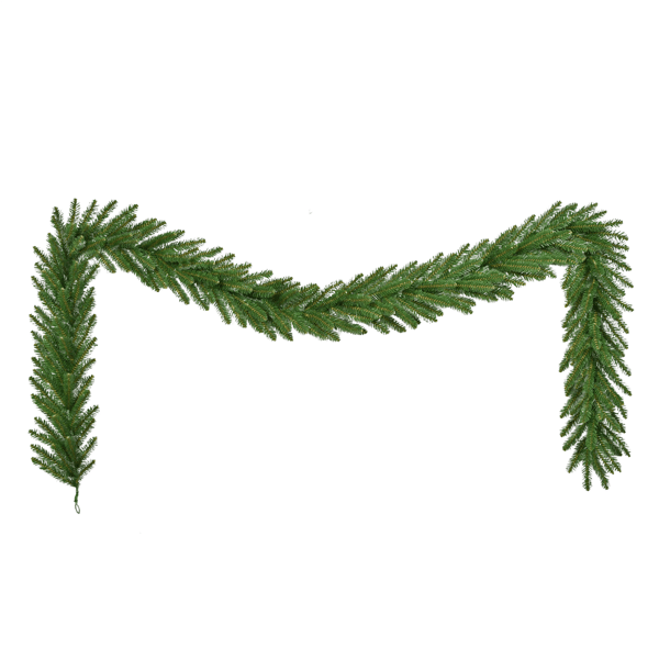 Puleo International 9ft. Mountain View Spruce Christmas Garland - image 