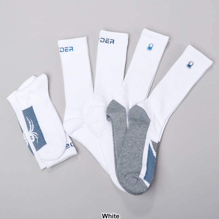 Mens Spyder 5pk. Crew Socks