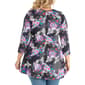 Plus Size 24/7 Comfort Apparel Paisley 3/4 Sleeve Tunic - image 2