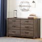 South Shore Ulysses Fall Oak 6-Drawer Double Dresser - image 2