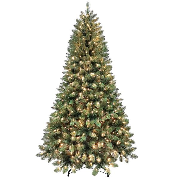 Puleo International 7ft. Somerset Blue Spruce Christmas Tree - image 