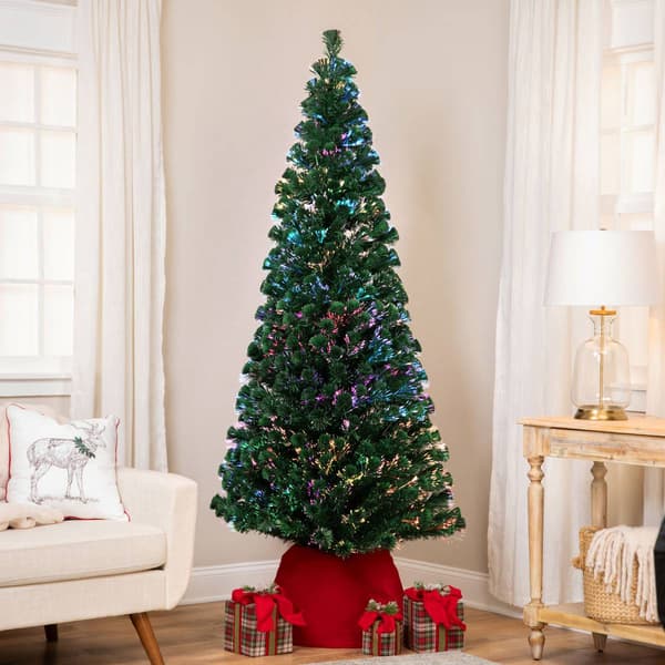 Northlight 7ft. Pre-Lit Fiber Optic Artificial Christmas Tree