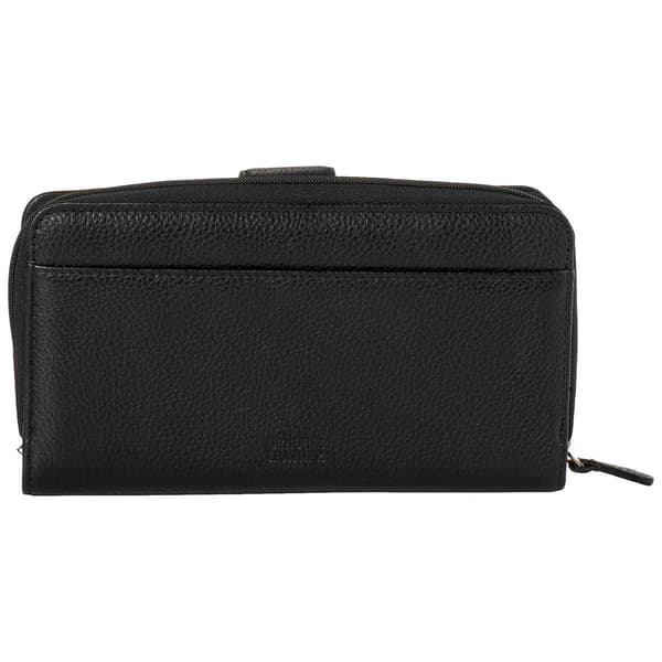 Womens Mundi Rio Clear Black Clutch