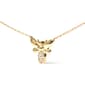 Haus of Brilliance 10kt. Gold Diamond Bumble Bee Pendant - image 2